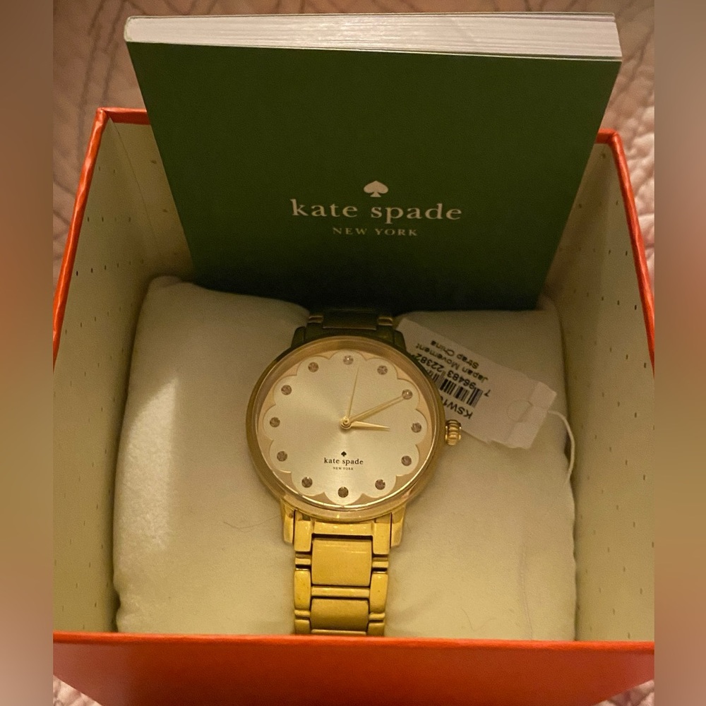 Kate Spade New York gold tone watch